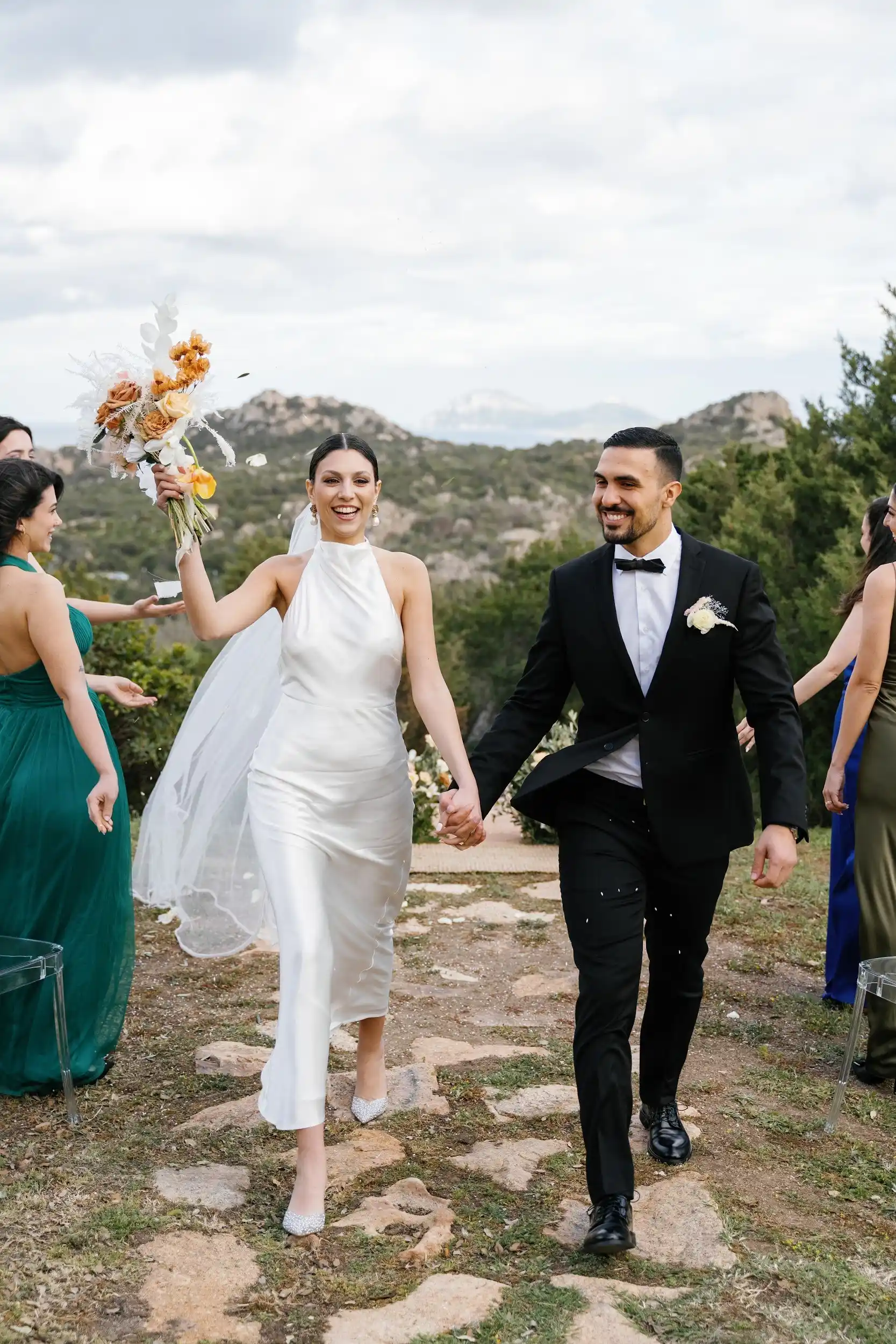Wedding cake detail, micro wedding Sardinia