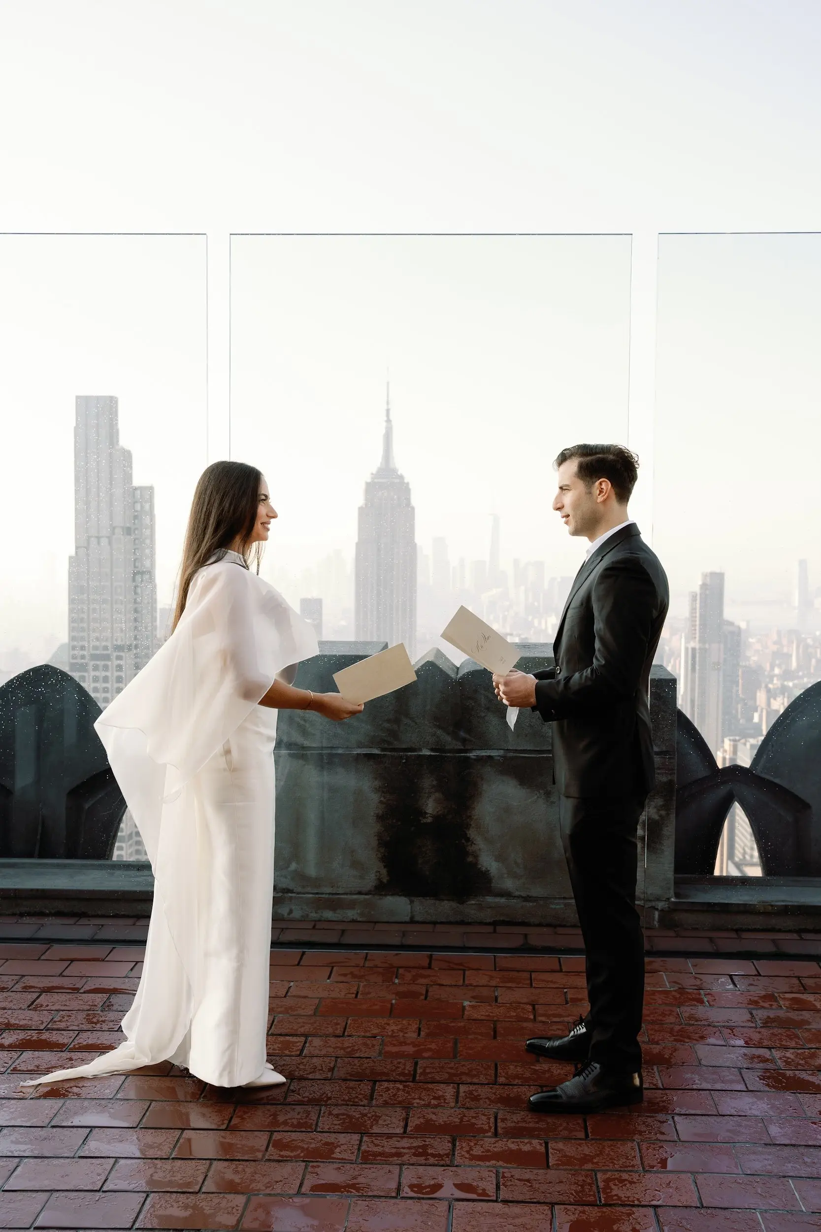 Intimate moment elopement