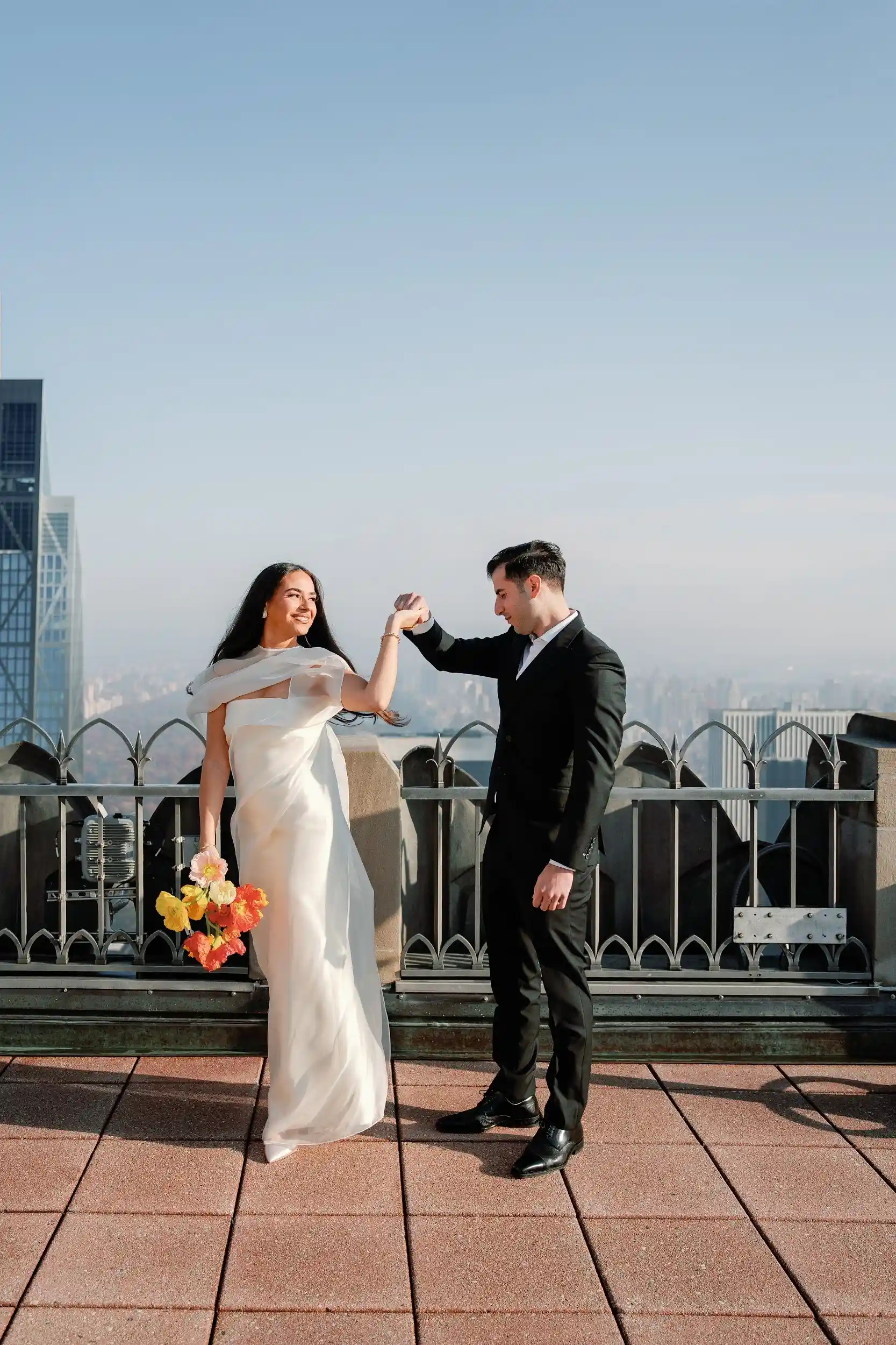 Happy couple in Manhattan