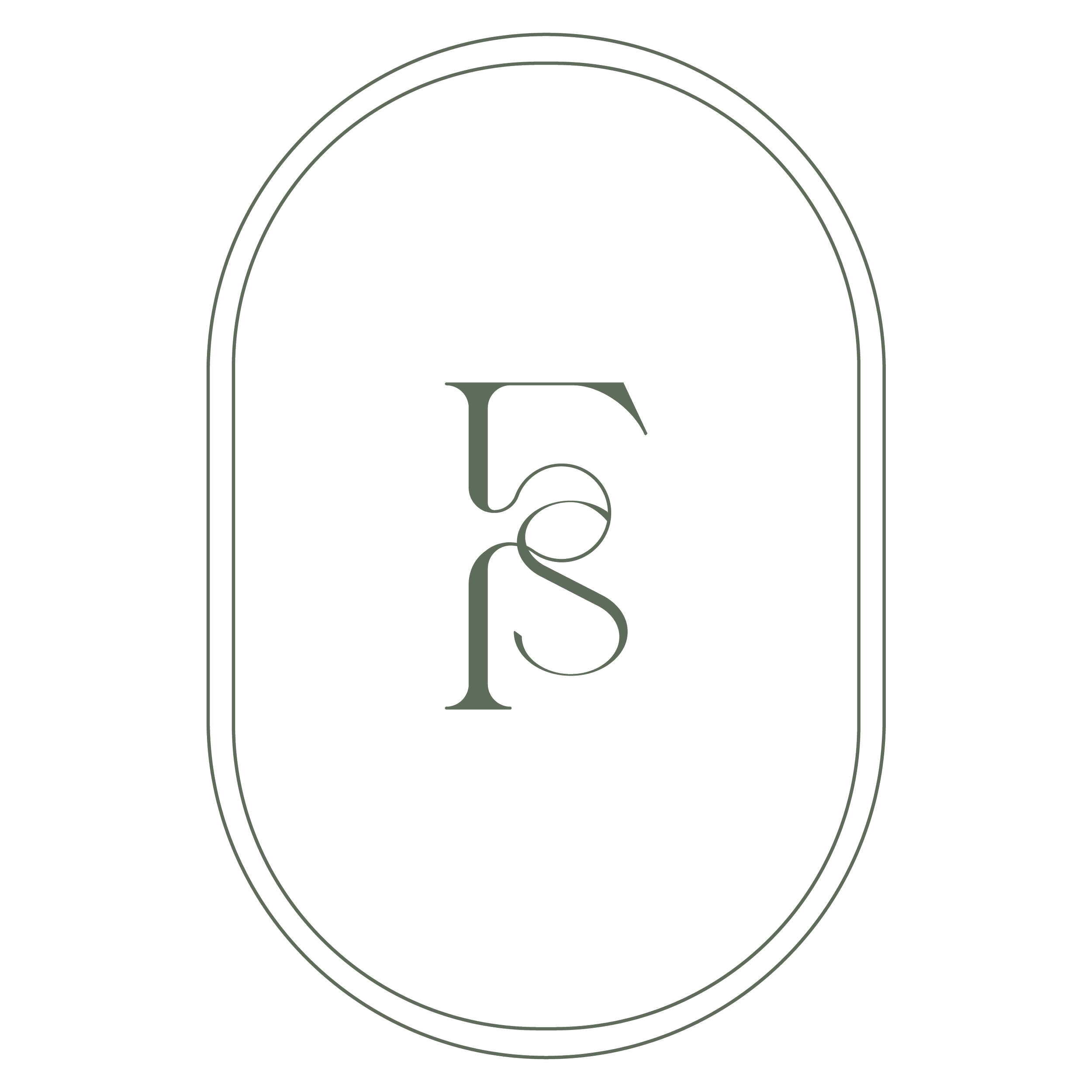 Fleur Studio logo monogramma, wedding planner Sardegna